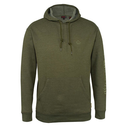 Wolverine Graphic Camo Logo Long Sleeve Hoody - Men's, Dark Olive Heather, Medium W1206810-304-M