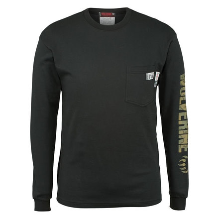 Wolverine Graphic FR Logo Long Sleeve Shirt - Men's, Black, Small W1206550-003-S