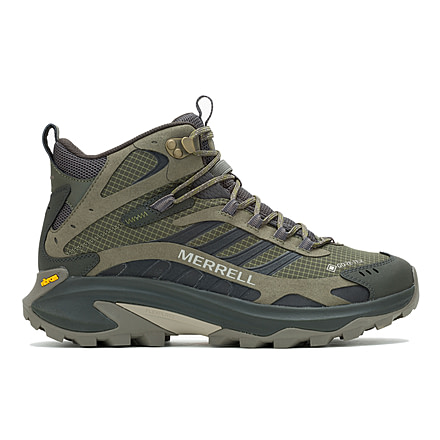 Wolverine Moab Speed 2 Mid Gore-Tex Hiking Shoes - Mens, Olive, 9.5 US, J037979-9.5
