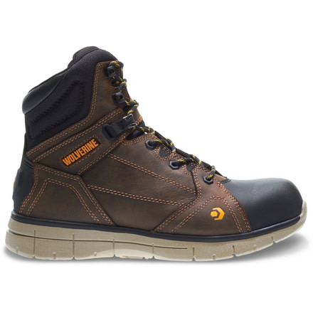 USED Wolverine Rigger EPX Carbonmax Safety Toe 6in Boot - Men's, Summer Brown, 13 US, Extra Wide, W10797-13.0EW, EDEMO1