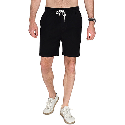 Woolly Clothing Co Longhaul Weekender Shorts, Mens, Black, Extra Large, mlghlbtmswkendershtblkxl