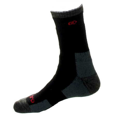 Parallax Merino Socks - Mens-Black-Medium