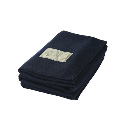 Woolrich Atlas Stadium Recycled Wool Blanket,42x60in, Navy 991042-NVY - NAVY-DEMO