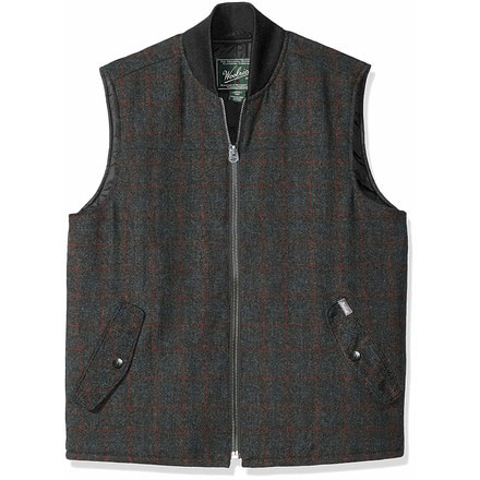 Woolrich Bear Claw Vest - Mens, Charcoal Plaid, Medium, 18070-CHARCOALPLAID-M