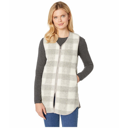 Woolrich Chilly Days Long Vest - Womens, Gray Heather, Small, 18546-GRAYHEATHER-S
