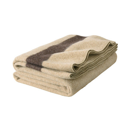 Woolrich Fort Sumter Civil War Wool Blanket,60x72in, Tan 990019-TAN-TAN-EA-DEMO