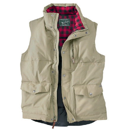Woolrich Langhorne Down Vest - Men's-Khaki-Small