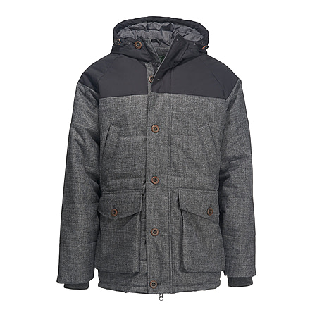 Woolrich Men's Bitter Chill Wool Loft Coat, Oxford, L 16219-OXF-OXFORD-L-DEMO
