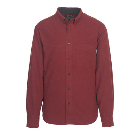 Woolrich Men's Sportsman Chamois Shirt, Hunt Red Heather, L 6109-HDH-HUNTREDHEATHER-L-DEMO