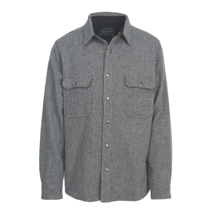Woolrich Men's Wool Alaskan Shirt, New Gray, L 6140-NGY-NEWGRAY-L-DEMO