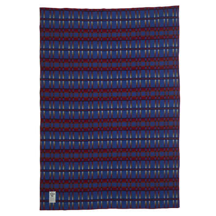 Woolrich Pearce Frontier Dobby Wool Blanket,60x84in, Dak 990216-DAK-DEMO