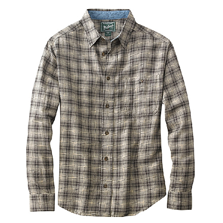 Woolrich Pioneer Plaid Flannel Shirt - Men's-Fossil-Medium