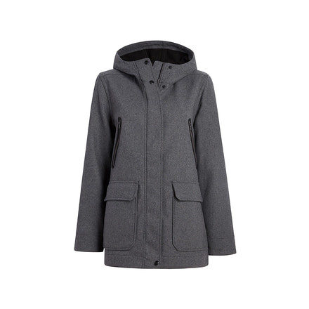 Woolrich Seasons Change Hooded Coat - Womens, Char.Htr, Medium, Regular Inseam, 15475-CHAR.HTR-M