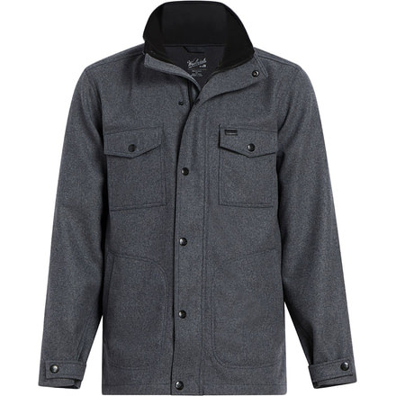 Woolrich Seasons Change Military Jacket - Mens, Charcoal Heather, Extra Large, Regular Inseam, 16604-CHARCOALHEATHER-XL