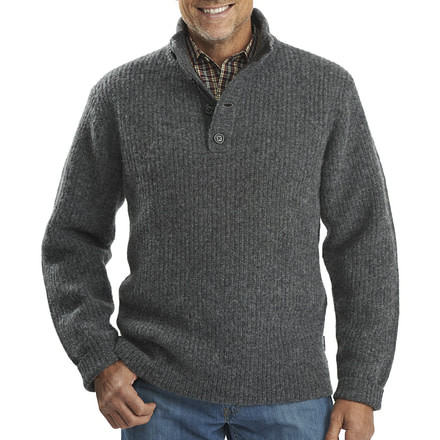 Woolrich The Woolrich Sweater-Charcoal Heather-X-Large