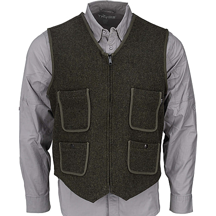 Woolrich Utility 12 Full Zip Vest, Olive Green, M, 24188-OG-M