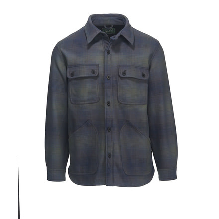 Woolrich West Ridge Cotton Fleece Shirt Jacket - Men's, Olive Night, S, 16208-OVN-S-R