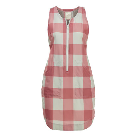 Woolrich Women's Over And Out Dress, Baked Clay Check, M 5015-BKE-BAKEDCLAYCHECK-M-DEMO