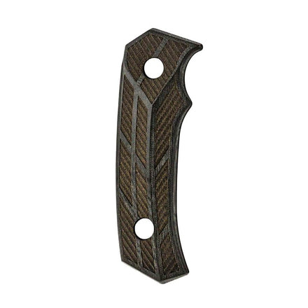 WOOX Rock 62 Fixed Blade Knife Engraved Micarta Handle, Pack of 2, Micarta, BU.HND001.06