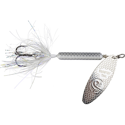 Wordens Joe Thomas Pro Series Rooster Tail In-Line Spinner 3/4oz, White, 217JT-WH