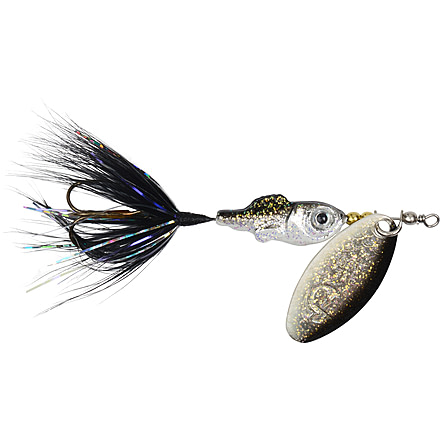 Wordens Rooster Tail Minnow In-Line Spinner, Single Hook Sz 1/8oz, Natural Shad 12/Pkg, 2208-NATSHAD