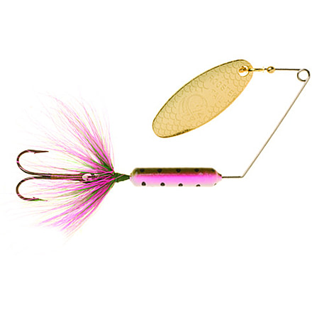 Wordens Super Rooster Tail In-Line Spinner, Sz 1/6oz, Rainbow, 193-RBOW