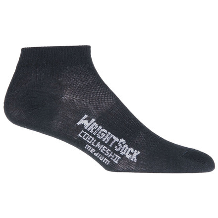 Wrightsock CoolMesh II Lo - Men's-Black-Small
