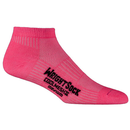 Wrightsock CoolMesh II Lo - Womens-Neon Pink-Small