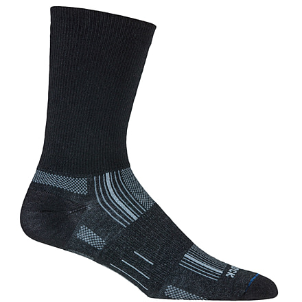 Wrightsock Stride Crew - Mens-Black-Medium