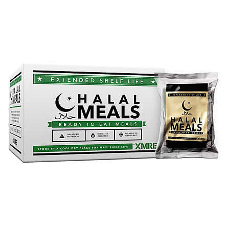 XMRE Halal 24 Hour, Case of 6 MREs, HL24XTH