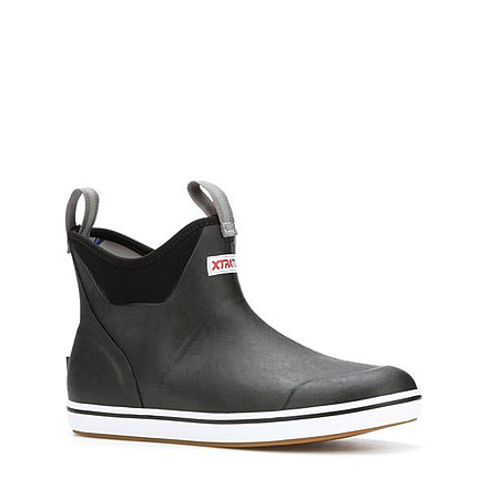 Xtratuf 6 in Ankle Deck Boots - Men's, Black, 12, 22736-BLK-120