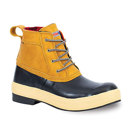 Xtratuf 6in Legacy Lace Boot - Men's, Black/Amber Gold, 12, LLM6-901-TAN-120