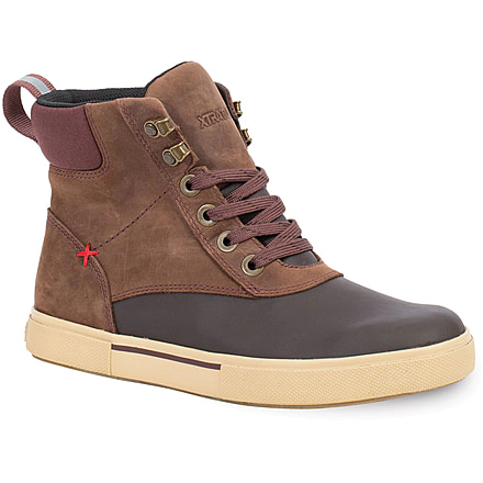 Xtratuf Leather Ankle Deck Boot Lace Shoe - Women's, Brunette/Rum Raisin, 7, LALW-900-BRN-070
