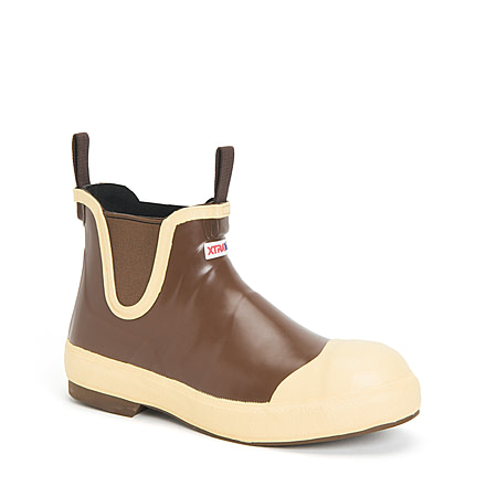 Xtratuf Steel Toe 6 in Legacy Ankle Deck Boot - Mens, Brown, 13, LDB-STL-BRN-130