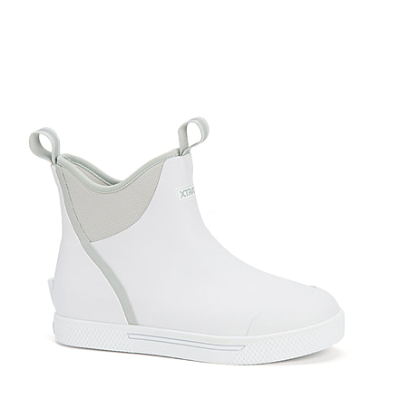Xtratuf Wheelhouse 6 in Ankle Deck Boot - Men's, 9 US, Medium, White, XMW-100-WHT-090