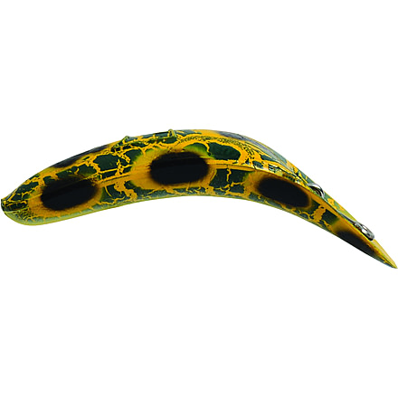 Yakima Bait Flatfish Wiggling Plug, #x-4, Treble Hooks, Frog, 2-1/2in, 956-FR