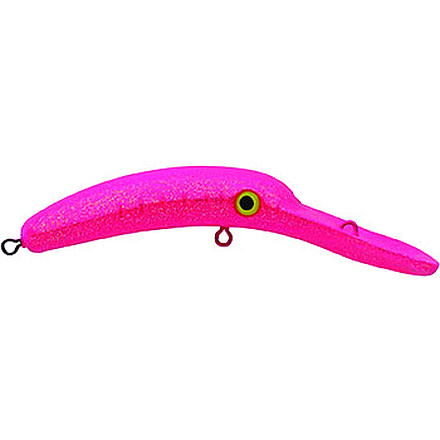 Yakima Bait Mag Lip Fishing Plug, Glitter Pink, 3 1/2in, 0.33oz, 9581U-GPK