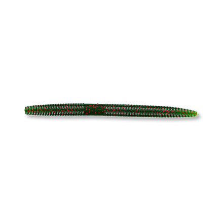 Yamamoto Baits Senko 5in Worm, 10 Pack, Green Pumpkin/Purple & Copper Flake, YAM-9-10-330