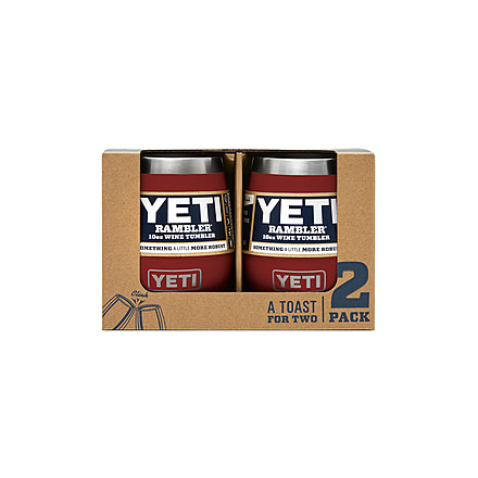 Yeti 10oz Wine Tumbler Pack of 2, Brick Red 21071300194