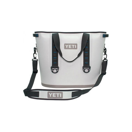 Yeti Hopper 40 Portable Cooler, Fog Gray/Tahoe Blue