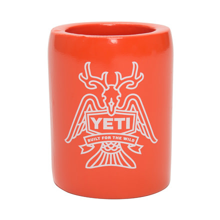 Yeti Horn, Fin, and Feather Can Insulator-Orange