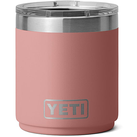 Yeti Rambler 10oz Lowball 2.0 w/Magslider Lid, Sandstone Pink, 21071503320