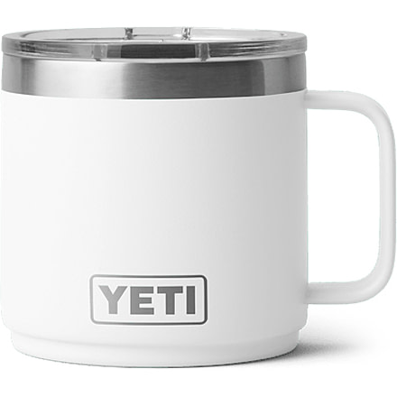 Yeti Rambler 14 oz Stackable Mug w/Durasip Ceramic Lining, White, 21071507363