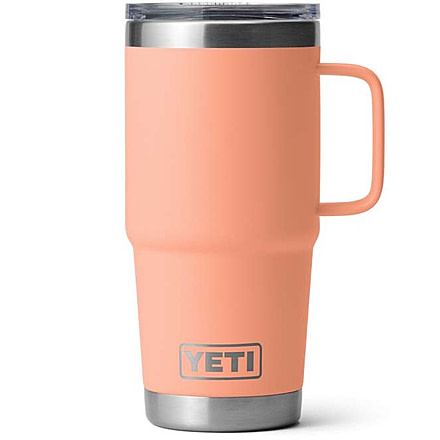 Yeti Rambler 20 oz Travel Mug, Lowcountry Peach, 21071505468