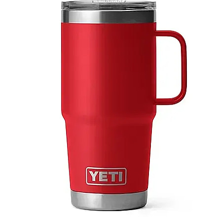 Yeti Rambler 20 oz Travel Mug, Rescue Red, 21071503878