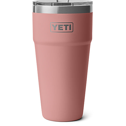 Yeti Rambler 30 oz Stackable Cup w/Magslider Lid, Sandstone Pink, 21071504249