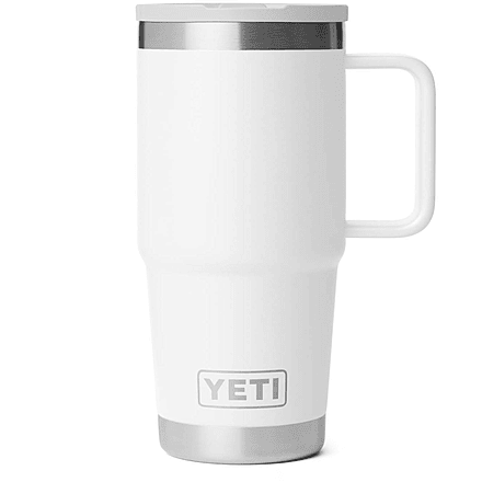 Yeti Rambler 20 oz Travel Mug w/Straw Cap