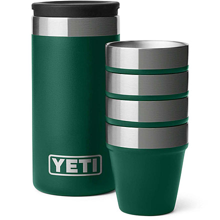 Yeti YETI Shot Glasses & Case BF, Black Forest Green, 21071505997