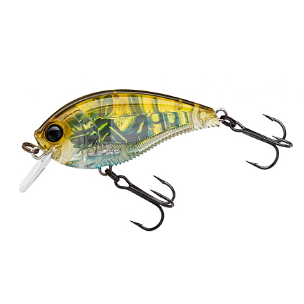 Yo-Zuri 3DB Crank 1.5 Squarebill Lure, 60mm, Real Green Crawfish, R1352 RGCF