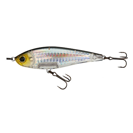 Yo-Zuri 3DB Twitchbait Lure, 110mm, Prism Silver/Black, R1448 PSBL